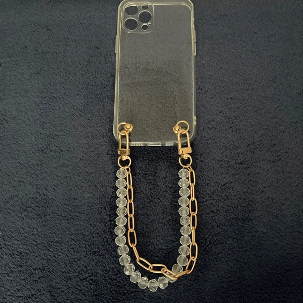 iPhone 12 Pro Chain & Beaded Handle Case